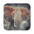 thumbnail image 1 of Balery 4 Pcs Elephant In Smokeleather Coasters Set, Drink Table Cup Coasters For Living Room Kitchen Coffee Decor, 1 of 9