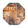 thumbnail image 1 of Balery 4 Pcs Hand Drawn Vintage Coffeeleather Coasters Set, Drink Table Cup Coasters For Living Room Kitchen Coffee Decor, 1 of 9
