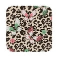 thumbnail image 1 of Balery 4 Pcs Leopard Dotsleather Coasters Set, Drink Table Cup Coasters For Living Room Kitchen Coffee Decor, 1 of 9