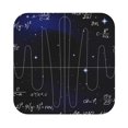 thumbnail image 1 of Balery 4 Pcs Mathematica Scienceleather Coasters Set, Drink Table Cup Coasters For Living Room Kitchen Coffee Decor, 1 of 9
