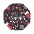 thumbnail image 1 of Balery 4 Pcs Merry Christmasleather Coasters Set, Drink Table Cup Coasters For Living Room Kitchen Coffee Decor, 1 of 9