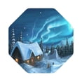 thumbnail image 1 of Balery 4 Pcs Mountain Cottage In Snowleather Coasters Set, Drink Table Cup Coasters For Living Room Kitchen Coffee Decor, 1 of 9