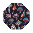 thumbnail image 1 of Balery 4 Pcs Mushroom Doodleleather Coasters Set, Drink Table Cup Coasters For Living Room Kitchen Coffee Decor, 1 of 9