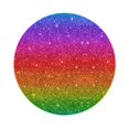 thumbnail image 1 of Balery 4 Pcs Rainbow Glitterleather Coasters Set, Drink Table Cup Coasters For Living Room Kitchen Coffee Decor, 1 of 9