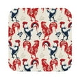 thumbnail image 1 of Balery 4 Pcs Roostersleather Coasters Set, Drink Table Cup Coasters For Living Room Kitchen Coffee Decor, 1 of 9