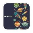 thumbnail image 1 of Balery 4 Pcs Spaceleather Coasters Set, Drink Table Cup Coasters For Living Room Kitchen Coffee Decor, 1 of 9