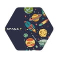 thumbnail image 1 of Balery 4 Pcs Spaceleather Coasters Set, Drink Table Cup Coasters For Living Room Kitchen Coffee Decor, 1 of 9