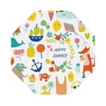 thumbnail image 1 of Balery 4 Pcs Summer Animalleather Coasters Set, Drink Table Cup Coasters For Living Room Kitchen Coffee Decor, 1 of 9