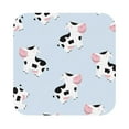 thumbnail image 1 of Balery 6 Pcs Cute Farm Cowleather Coasters Set, Drink Table Cup Coasters For Living Room Kitchen Coffee Decor, 1 of 9