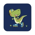 thumbnail image 1 of Balery 6 Pcs Dino Playing Roller Skateleather Coasters Set, Drink Table Cup Coasters For Living Room Kitchen Coffee Decor, 1 of 9