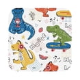 thumbnail image 1 of Balery 6 Pcs Dinosaurleather Coasters Set, Drink Table Cup Coasters For Living Room Kitchen Coffee Decor, 1 of 9