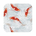 thumbnail image 1 of Balery 6 Pcs Koi Fish Corals,Spring Summerleather Coasters Set, Drink Table Cup Coasters For Living Room Kitchen Coffee Decor, 1 of 9