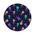 thumbnail image 1 of Balery 6 Pcs Sea Jellyfishleather Coasters Set, Drink Table Cup Coasters For Living Room Kitchen Coffee Decor, 1 of 9