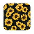 thumbnail image 1 of Balery 6 Pcs Sunflower 6leather Coasters Set, Drink Table Cup Coasters For Living Room Kitchen Coffee Decor, 1 of 9