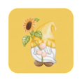 thumbnail image 1 of Balery 6 Pcs Sunflower Gnomes5leather Coasters Set, Drink Table Cup Coasters For Living Room Kitchen Coffee Decor, 1 of 9