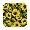 thumbnail image 1 of Balery 6 Pcs Sunflowers In Vintageleather Coasters Set, Drink Table Cup Coasters For Living Room Kitchen Coffee Decor, 1 of 9