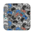 thumbnail image 1 of Balery 6 Pcs Video Gameleather Coasters Set, Drink Table Cup Coasters For Living Room Kitchen Coffee Decor, 1 of 9