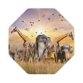 thumbnail image 1 of Balery 6 Pcs Wildlife Protectionleather Coasters Set, Drink Table Cup Coasters For Living Room Kitchen Coffee Decor, 1 of 1