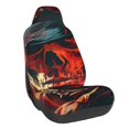 thumbnail image 1 of Balery 60s Western Skull Cowboy Pattern Car Seat Cover - Soft & Breathable Front Premium Covers with Non-Slip Protector Fits Most Automotive, Vans, SUVs, Trucks - 1 Unit, 1 of 5