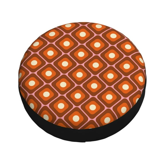 Balery 60s and 70s Aesthetic Tire Covers - Tough Tire Wheel Protector for Truck, SUV, Trailer, Camper, RV -16 inch