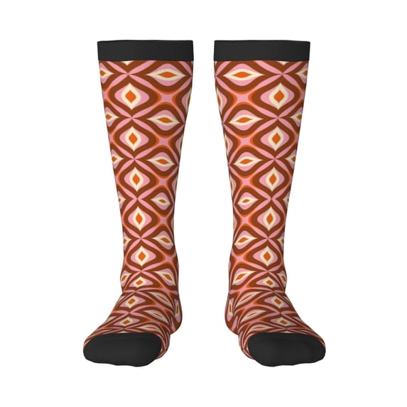 Balery 70s Retro Style Fun Novelty Socks Men'S Women'S Crew Socks Funny Crazy Novelty Socks Quirky And Cool Socks