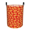 thumbnail image 1 of Balery A Big Hot Dog Round Laundry Basket with Handles Waterproof Freestanding Laundry Hamper for Clothes Toys in the Dorm and Family-Small, 1 of 8