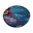 thumbnail image 1 of Balery Abstract Colorful Art Supplies Round Bar Stool Seat Covers Velvet Fabric Adjustable Protects from Scratches and Stains for 14-17 Inch Chair-, 1 of 7