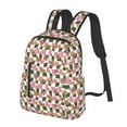 thumbnail image 1 of Balery Abstract Pink Plaid Butterfly Lightweight Backpack for Men and Women - Durable and Water-Resistant, Ideal for School, Work, Travel, and Everyday Use, 1 of 9