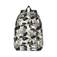 thumbnail image 1 of Balery Abstract Watercolor Vintage Canvas Backpack for Men and Women - Large Capacity, Durable Travel Laptop Bag for School, Work, Hiking, and Outdoor Activities, 1 of 7