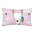 thumbnail image 1 of Balery Aerial Yoga for Unicorn Bedding Queen Pillow Cases - Envelope Closure - Soft Brushed Microfiber Fabric - Shrinkage and Fade Resistant Pillow Cases-16"x24", 1 of 9