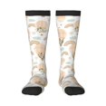 thumbnail image 1 of Balery Air Balloon And Flower Fun Novelty Socks Men'S Women'S Crew Socks Funny Crazy Novelty Socks Quirky And Cool Socks, 1 of 9