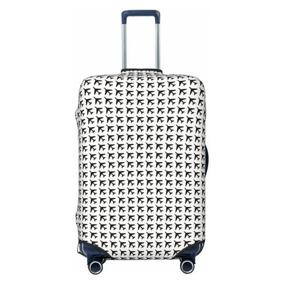 Balery Airplane Luggage Cover Protector, Scratch And Dirt Resistant, Fits 18-32 Inch Luggage - Small