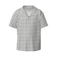 thumbnail image 1 of Balery Airplane Men's Casual Button Down Shirt Short Sleeve Textured Summer Cuban Beach Shirts-XX-Large, 1 of 7