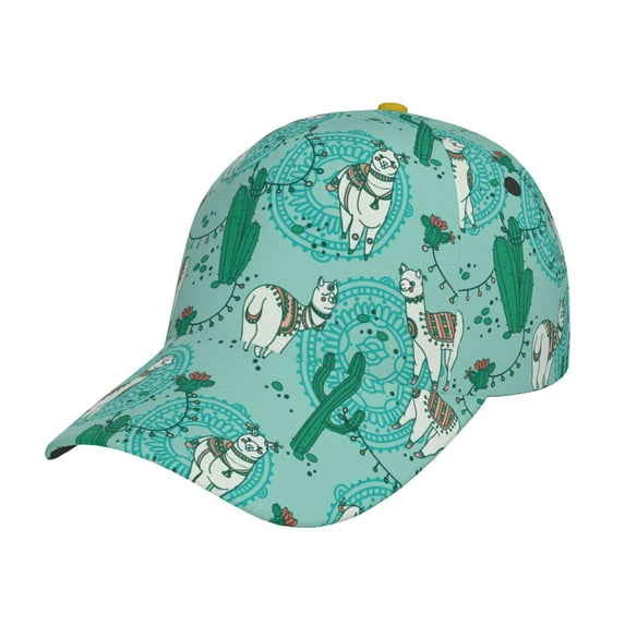 Balery Alapaca In Boho Baseball Cap For Women Men,Adjustable Size For Running Workouts And Outdoor Activities All Seasons