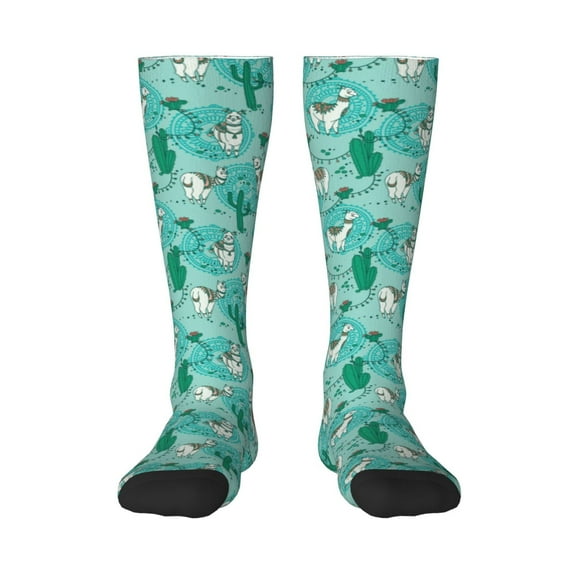 Balery Alapaca In Boho Fun Novelty Socks Men'S Women'S Crew Socks Funny Crazy Novelty Socks Quirky And Cool Socks