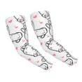 thumbnail image 1 of Balery Alpacas and Hearts Cooling Arm Sleeves for Men & Women – Breathable, Moisture-Wicking Arm Sleeves for Women, Men & Kids, 1 of 8
