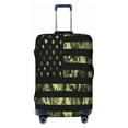 thumbnail image 1 of Balery American Flag Camo Luggage Cover Protector, Scratch And Dirt Resistant, Fits 18-32 Inch Luggage -, 1 of 9