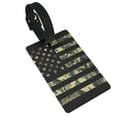 thumbnail image 1 of Balery American Flag Camo Print Durable Luggage Tags with Secure Strap, Personalized Travel ID Tags for Suitcases, Bags, and Backpacks - Easy Identification for Men and Women, 1 of 8