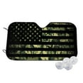 thumbnail image 1 of Balery American Flag Camo Windshield Sun Shade, Car Front Window Sunshade Cover ,Automotive Interior Portected Blocks Uv Rays For Car Pickup Truck Suv Accessories- Medium, 1 of 7