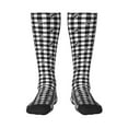 thumbnail image 1 of Balery Anchor Black Tartan Plaid Fun Novelty Socks Men'S Women'S Crew Socks Funny Crazy Novelty Socks Quirky And Cool Socks, 1 of 9