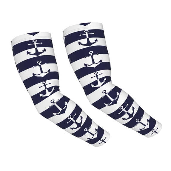 Balery Anchors Cooling Arm Sleeves for Men & Women – Breathable, Moisture-Wicking Arm Sleeves for Women, Men & Kids