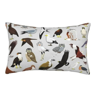 Balery Animal Bird Bedding Queen Pillow Cases - Envelope Closure - Soft Brushed Microfiber Fabric - Shrinkage and Fade Resistant Pillow Cases-14"x20"
