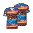thumbnail image 1 of Balery Animals On Noah's Ark2 Baseball Jersey for Men Casual Button Down Shirts Short Sleeve Active Team Sports Uniform-XX-Large, 1 of 9