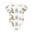 thumbnail image 1 of Balery Animals in Transport Pattern Baby Climbing Clothes Infant Bodysuit Cute Infant Bodysuit Baby Romper-2 Years, 1 of 7