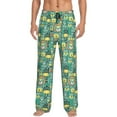 thumbnail image 1 of Balery Animals with Leaf print Men's Pajama Pants,Ultra Lightweight Pjs,Lounge Pant-Small, 1 of 9