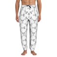 Balery Antenna Icon Pattern Joggers for Men Athletic Workout Sweatpants