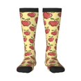 thumbnail image 1 of Balery Apple Fun Novelty Socks Men'S Women'S Crew Socks Funny Crazy Novelty Socks Quirky And Cool Socks, 1 of 9