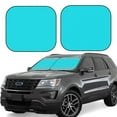 thumbnail image 1 of Balery Aqua Sun Shield 2 Pack For Car Front Windows Foldable Sun Visor Protector Blocks Max Uv Rays And Keeps Your Vehicle Cool For Most Sedans Suv Truck, 1 of 7