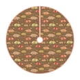 thumbnail image 1 of Balery Armadillo Floral 1 Printed Christmas Tree Skirt , Merry Christmas Party Christmas Tree Decoration,Adjustable Tree Skirt-30", 1 of 6