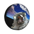 thumbnail image 1 of Balery Astronaut In Outer Spacetire Cover Waterproof Dust-Proof, Universal Spare Wheel Tire Cover For Trailer, Rv, Suv Truck And Vehicle Camper Accessories-14 Inch, 1 of 9